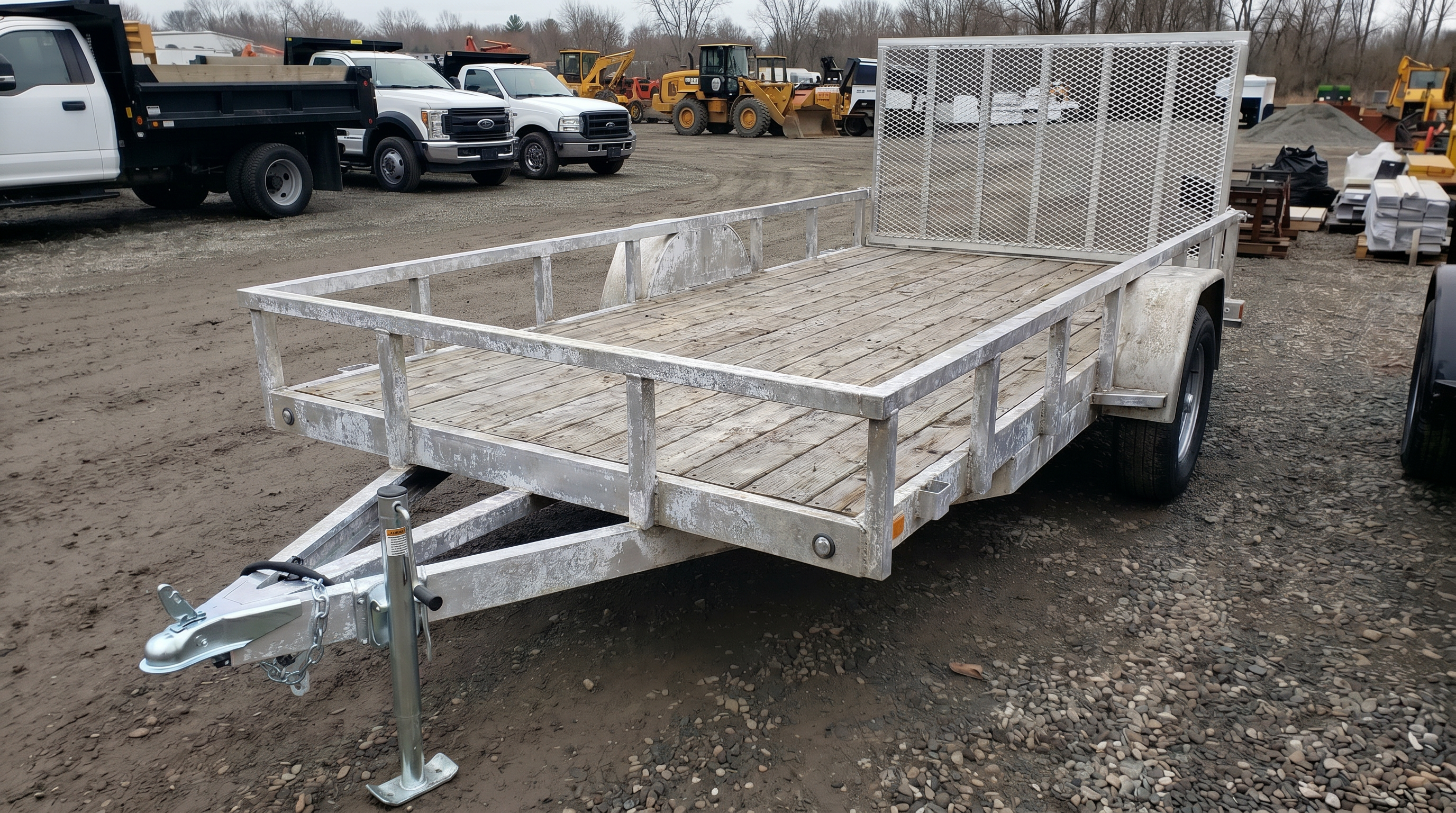 Aluminum trailer aging frame 3